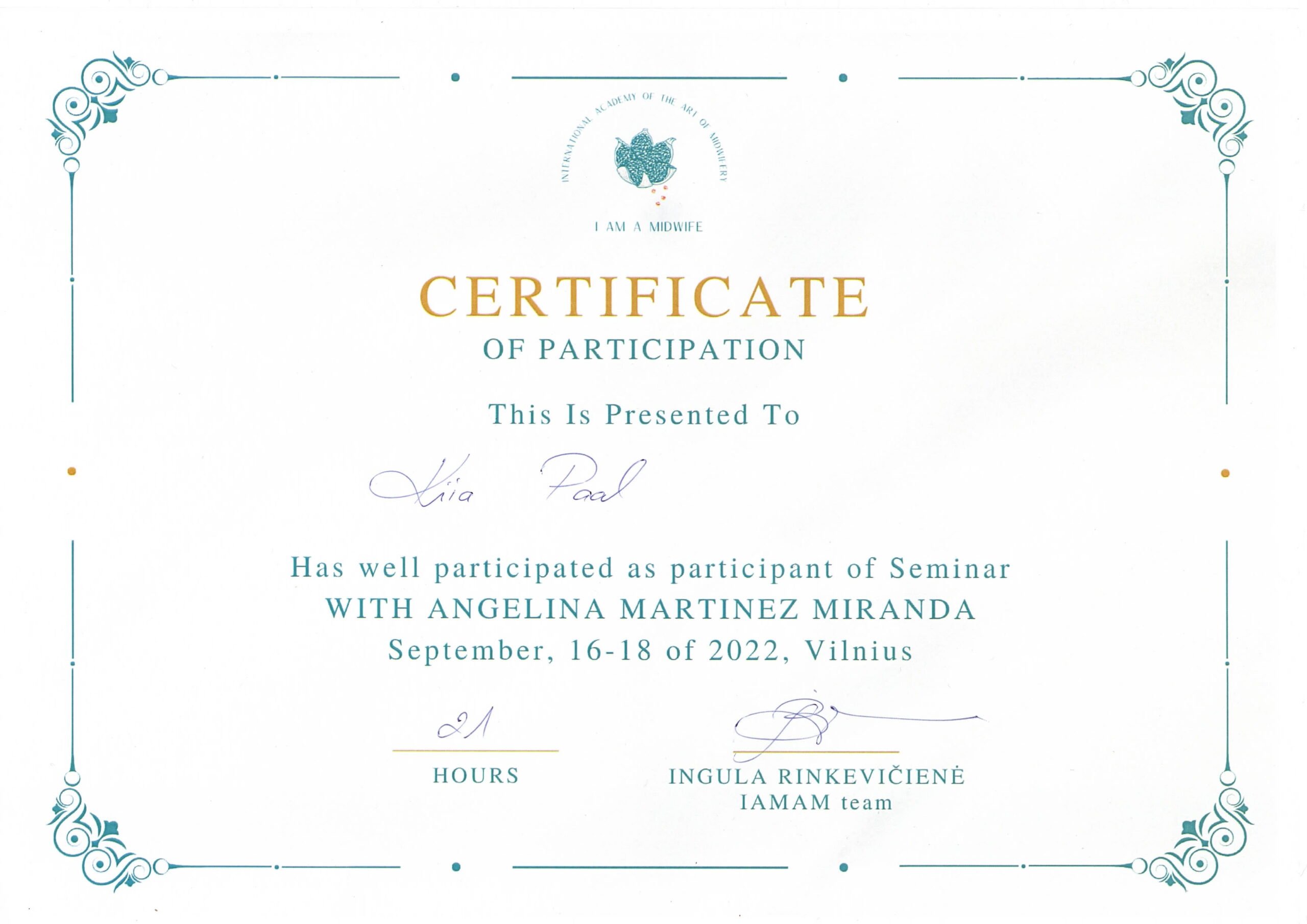 Mexican Midwifery and Postpartum skills 16-18.09.2022 Leedu